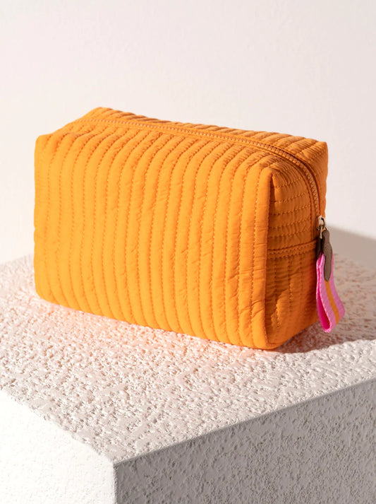 Large Ezra Cosmetic Pouch - Orange