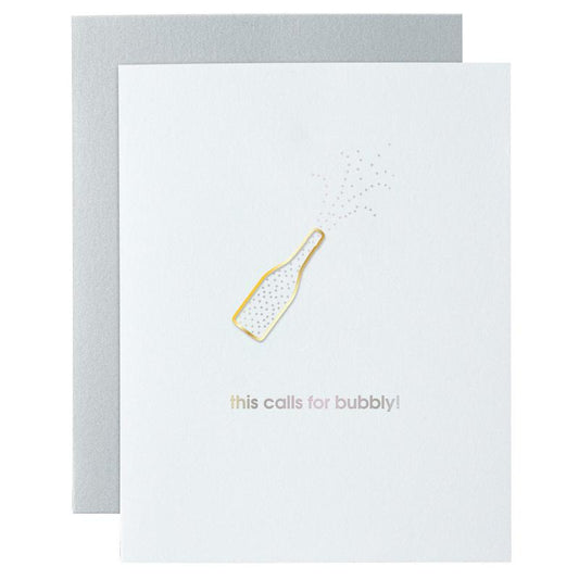 This Calls For Bubbly Card