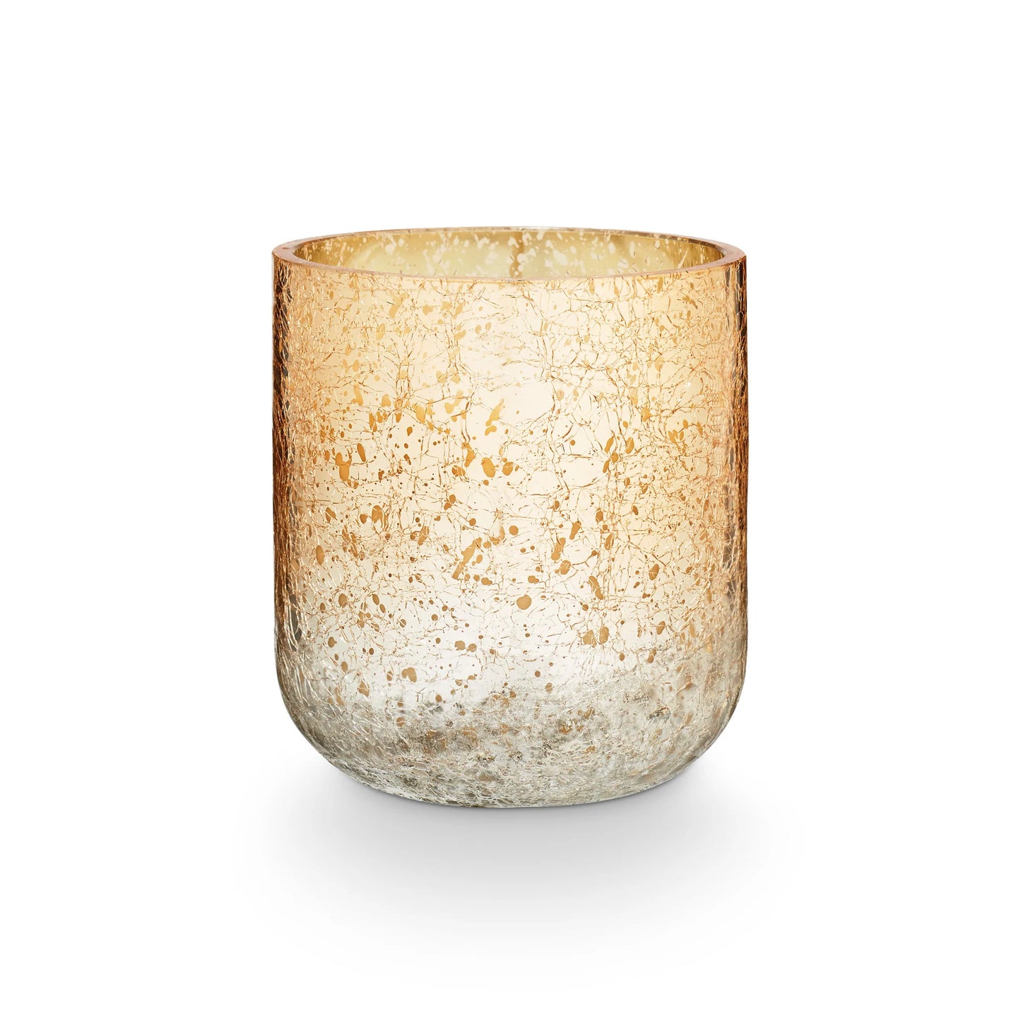 Sm Radiant Glass Candle - Winter White