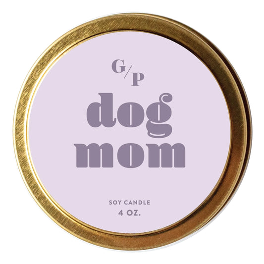 Dog Mom Candle Tin