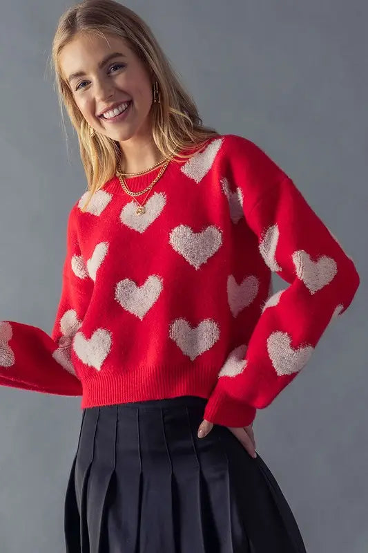 Cutie Pie Heart Sweater