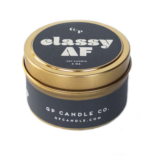 Classy AF Candle Tin