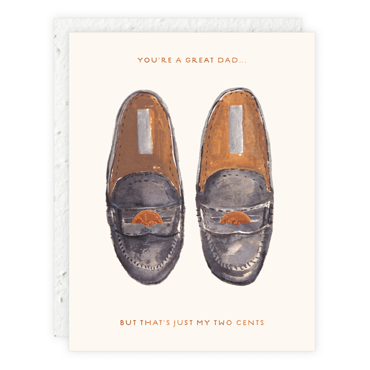 Father's Day Card - Penny Loafers