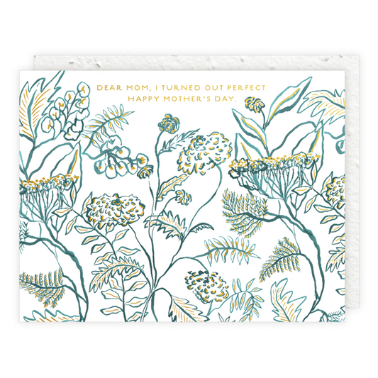 Mother's Day Card - Whimsical Floral