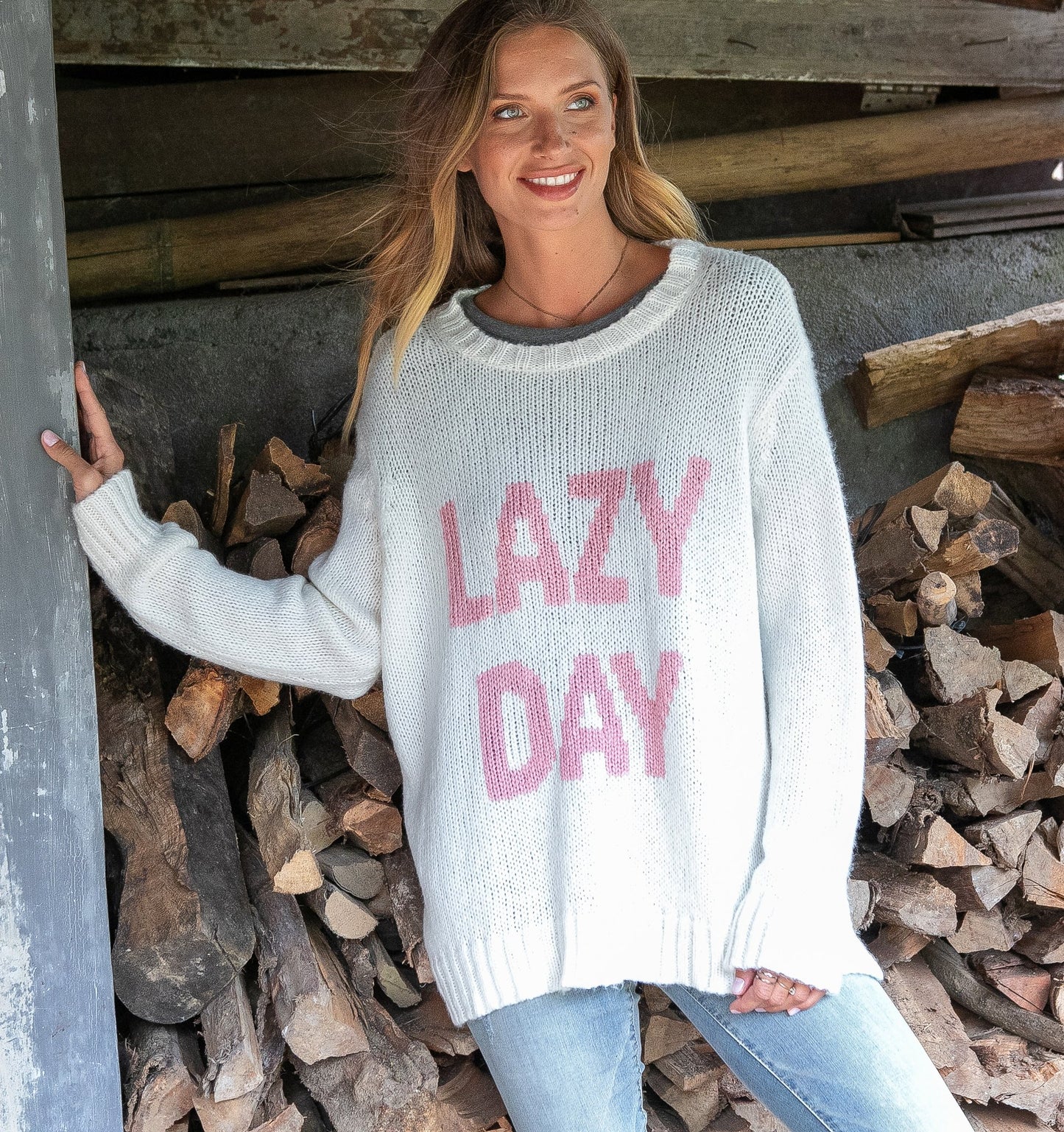 Lazy Day Crewneck Sweater