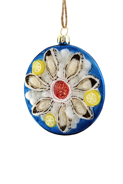 Plate Of Oysters Ornament