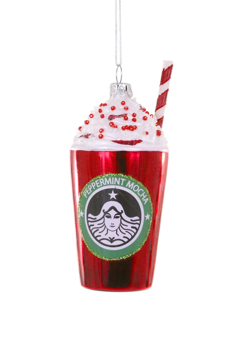 Peppermint Mocha Latte Ornament