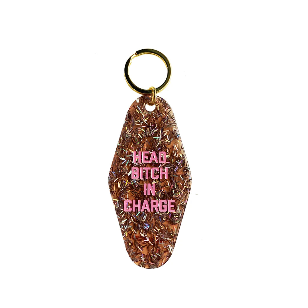 Head Bitch In Charge Keychain