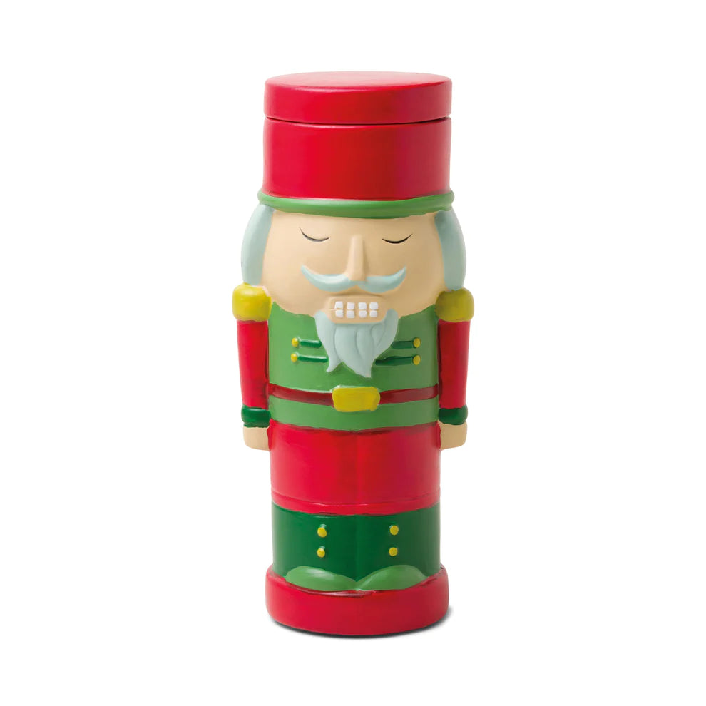 Nutcracker Candle - Pomegranate & Spruce - Red