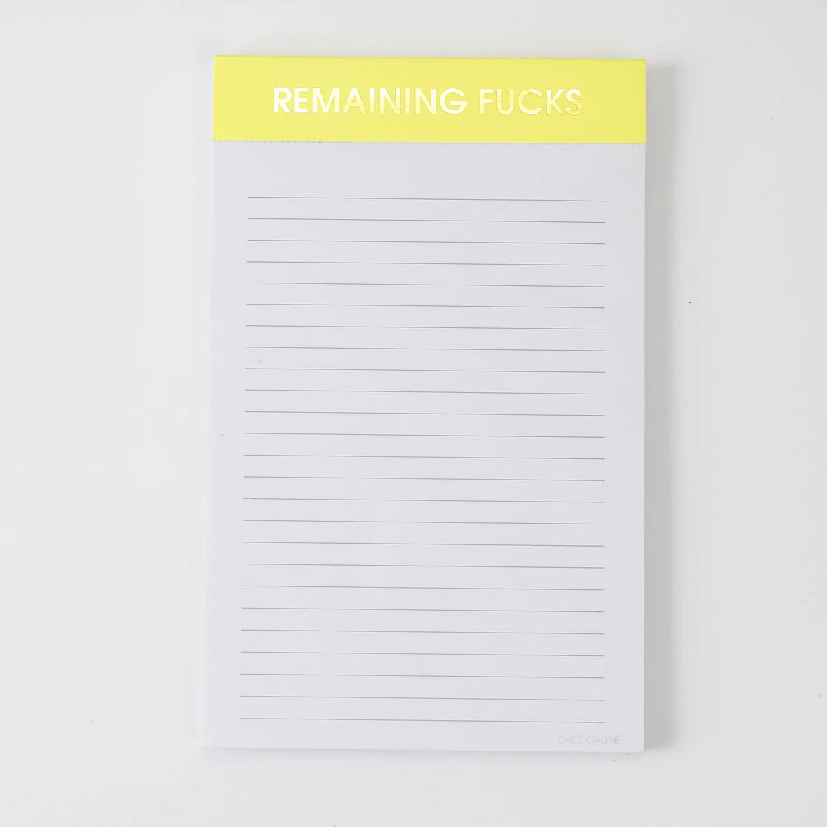 Notepad - Remaining Fucks