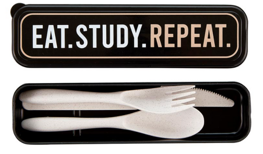 Cutlery Set - Eat. Study. Repeat