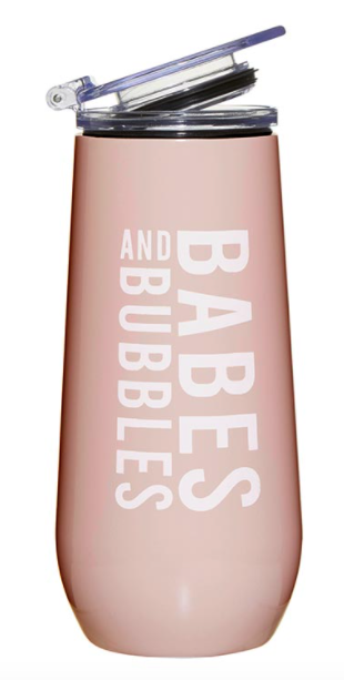 Champagne Tumbler - Babes & Bubbles