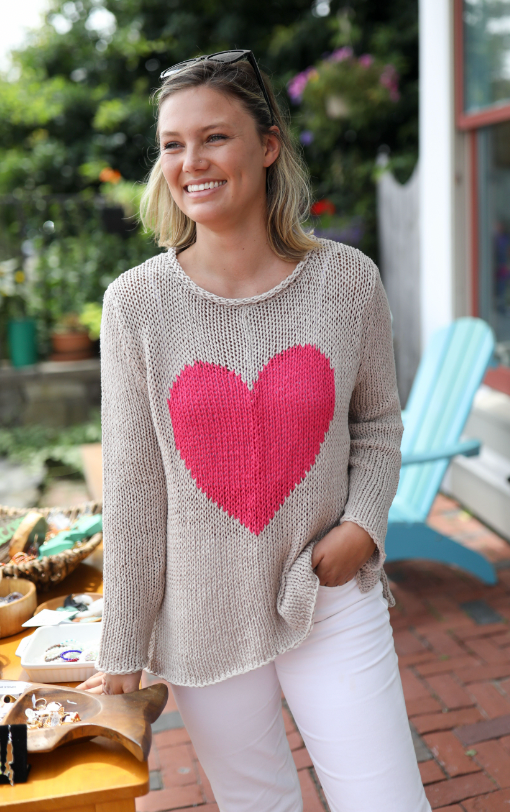 Maui Big Heart Crewneck Sweater – Shop Solis