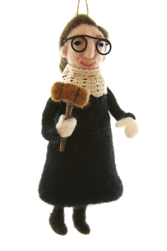 Felt Ruth Bader Ornament