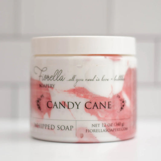 Lg Whipped Soap - Candy Cane