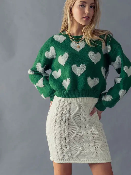 Cutie Pie Heart Sweater