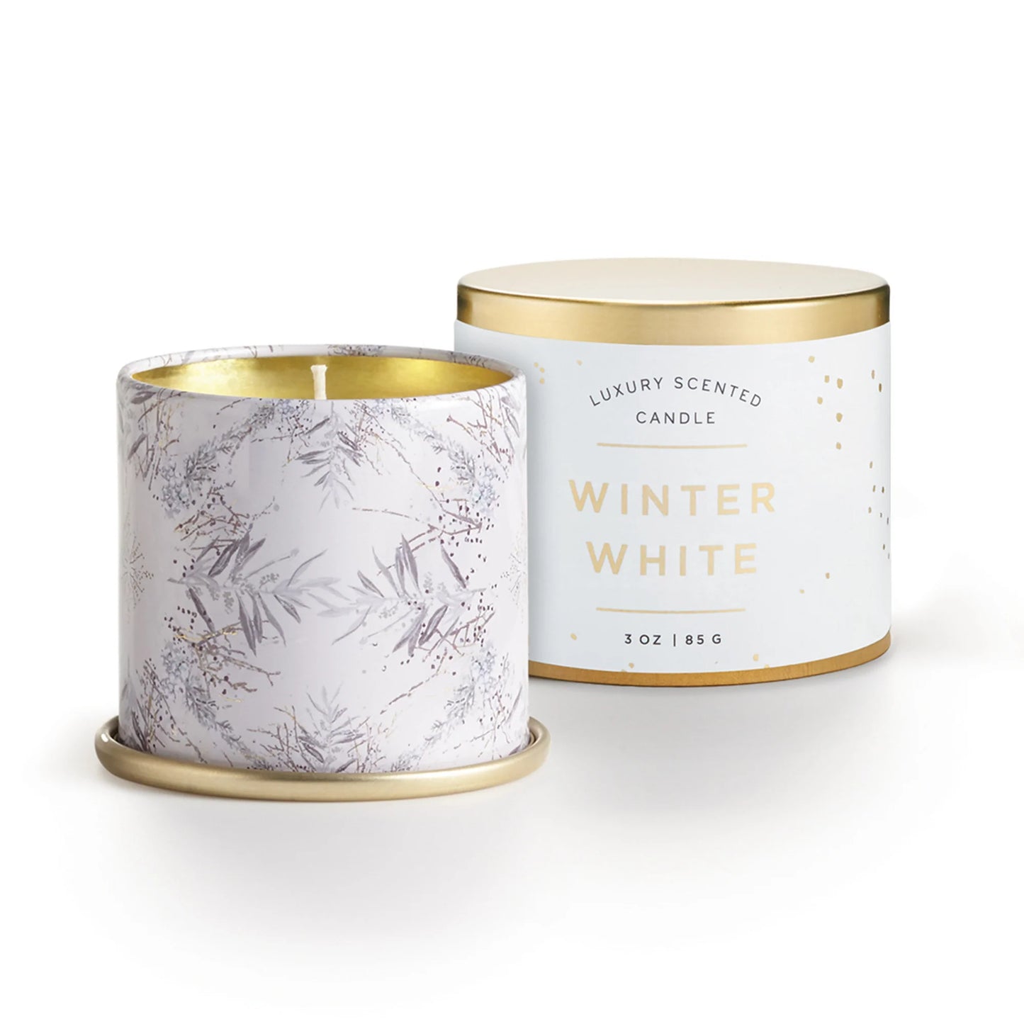 Demi Tin Candle - Winter White