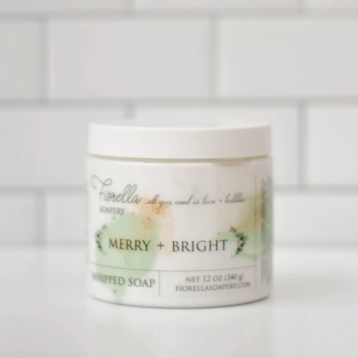 Lg Whipped Soap - Merry & Bright