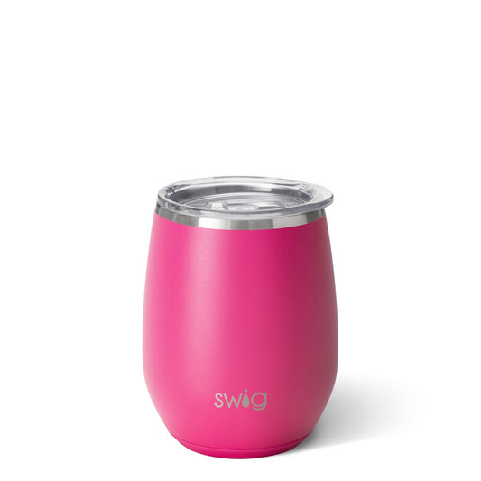 STEMLESS WINE CUP - MATTE HOT PINK