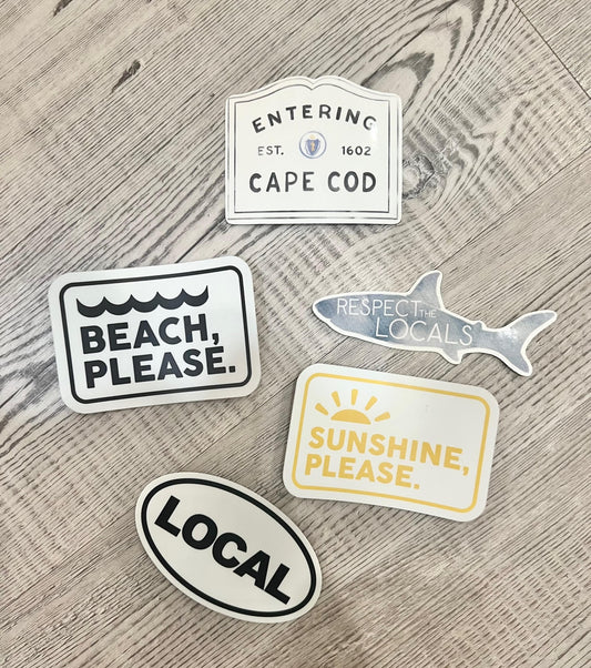 Beachy Stickers